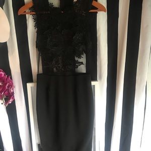 A classy black dress